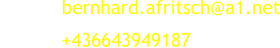 +436643949187 bernhard.afritsch@a1.net email: mobil: